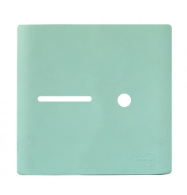 Placa p/ 1 Interruptor + Fruo 4x4 - Novara Siciliano